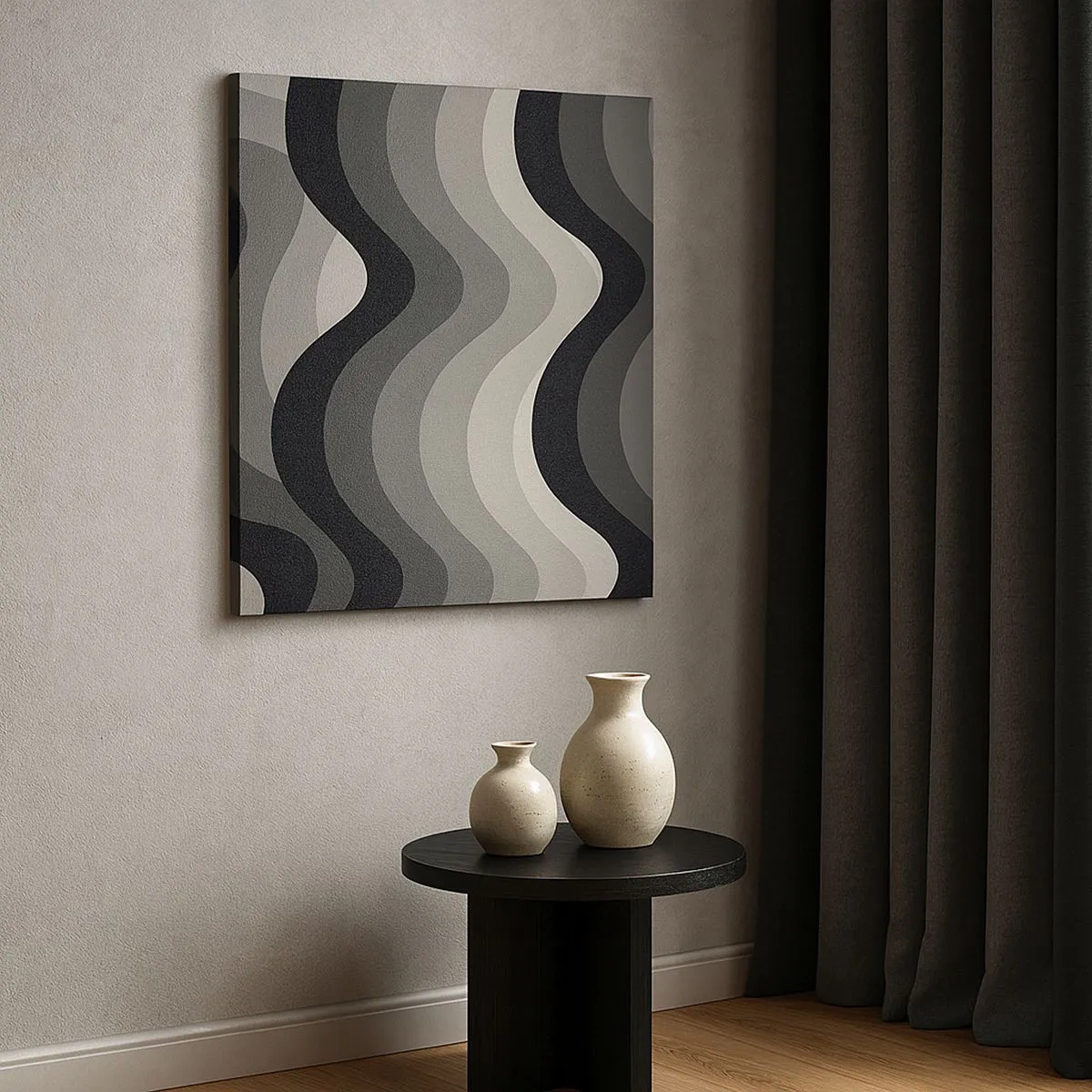 Impression sur toile - Image sur toile - Vague après vague - 30x30 cm