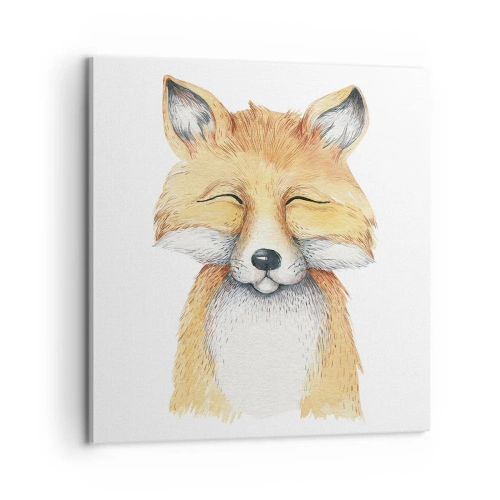 Impression sur toile - Image sur toile - Humeurs de renard - 60x60 cm