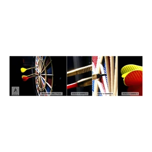 Échantillon de Papier Peint Autocollant Deluxe Sticker - Droit au but - sport, Rivalité, Jeu - 100x30 cm