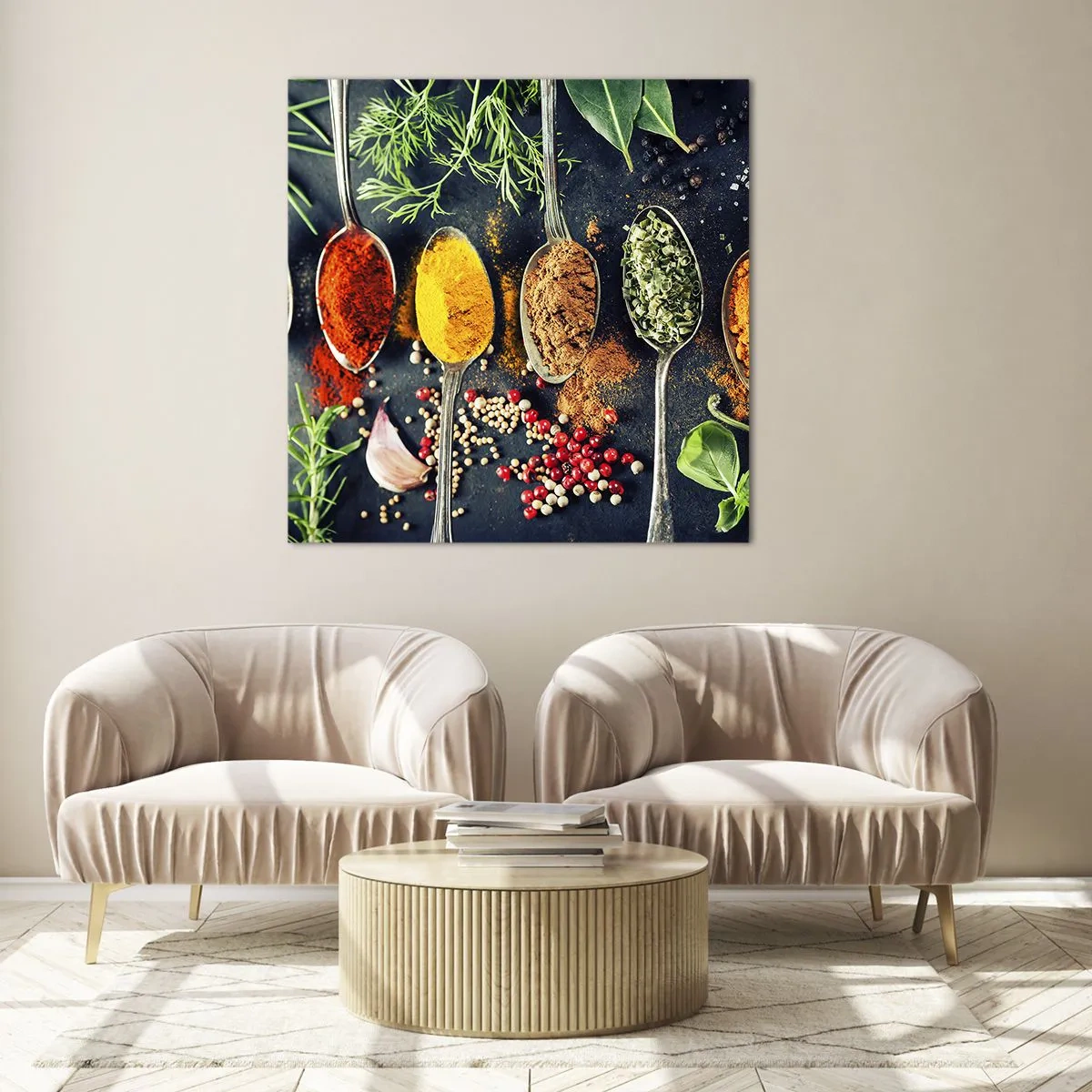 Impression sur verre - Image sur verre - Magie culinaire - 30x30 cm