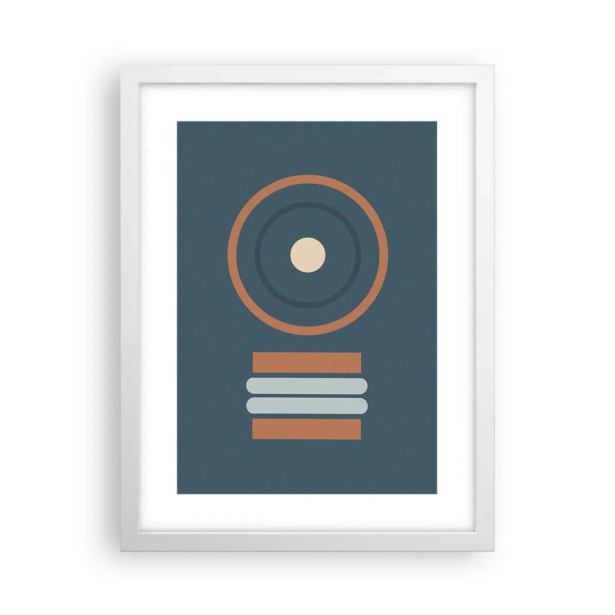 Affiche dans un cadre blanc - Poster - Essence des choses - 30x40 cm