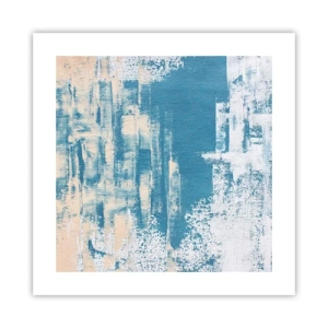 Affiche - Poster - À travers un iceberg - 40x40 cm