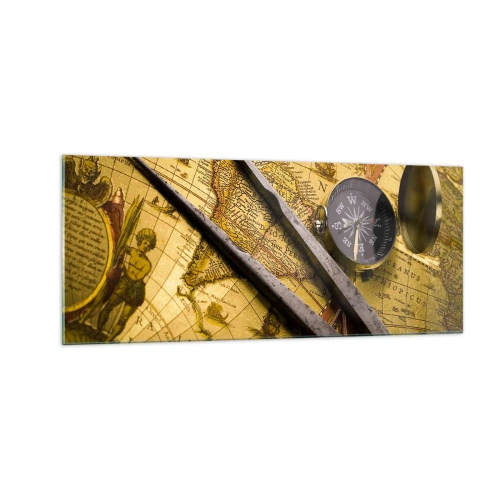 Impression sur verre - Image sur verre - Où sont ces trésors? - 100x40 cm