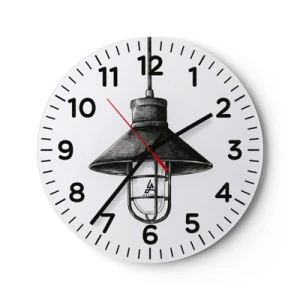 Horloge murale - Pendule murale - Comme il y a des années… - 40x40 cm