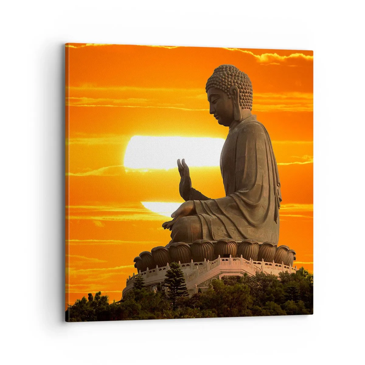 Impression sur toile - Image sur toile - Aucune peur du monde - 70x70 cm