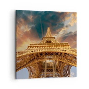 Impression sur toile - Image sur toile - Comment l'humanité a atteint le ciel - 60x60 cm