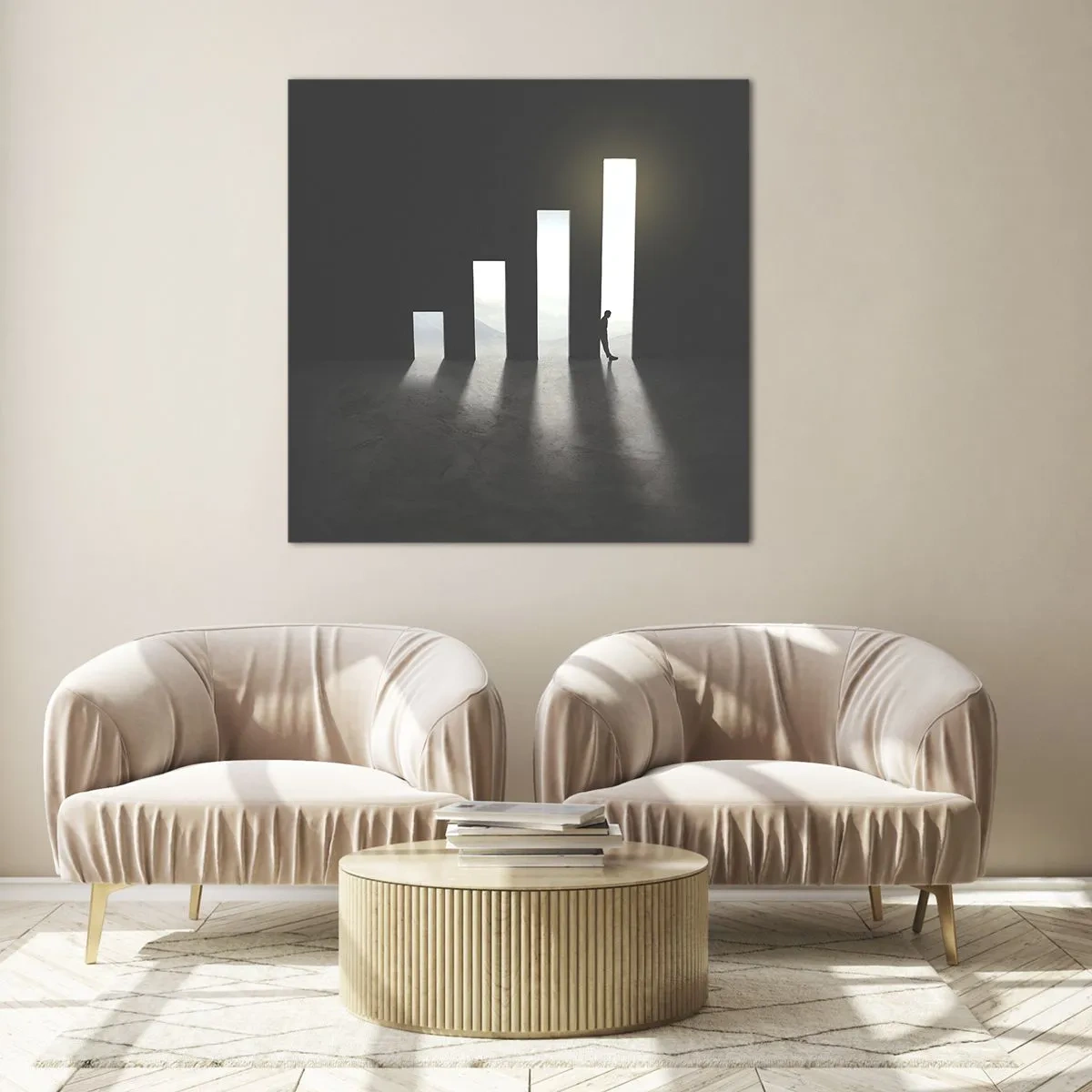 Impression sur verre - Image sur verre - Succès – impression - 60x60 cm