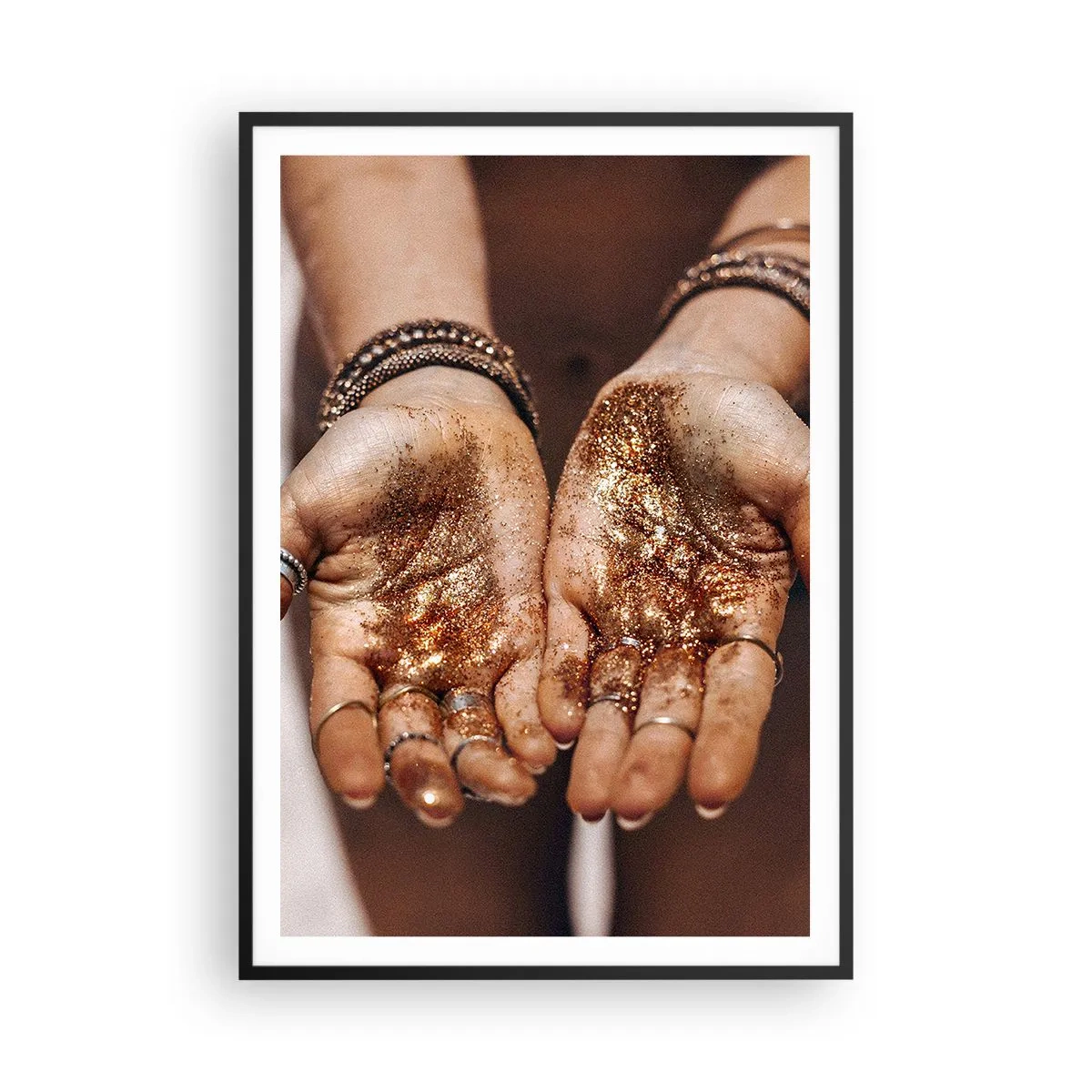 Affiche dans un cadre noir - Poster - Un don pour vous - 70x100 cm