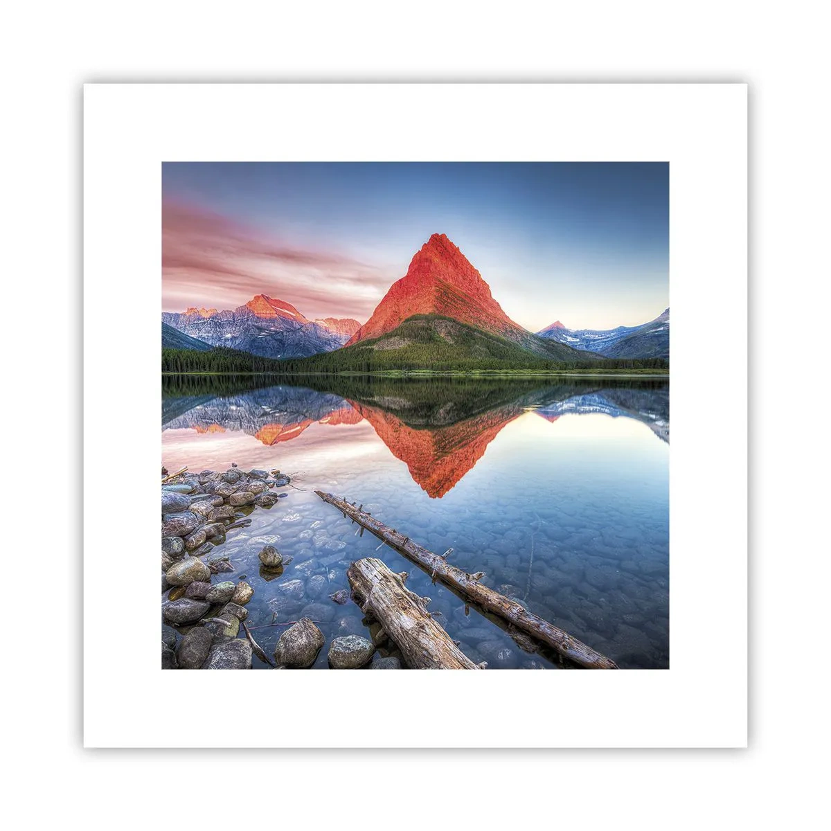 Affiche - Poster - Chaleur et fraicheur - 30x30 cm
