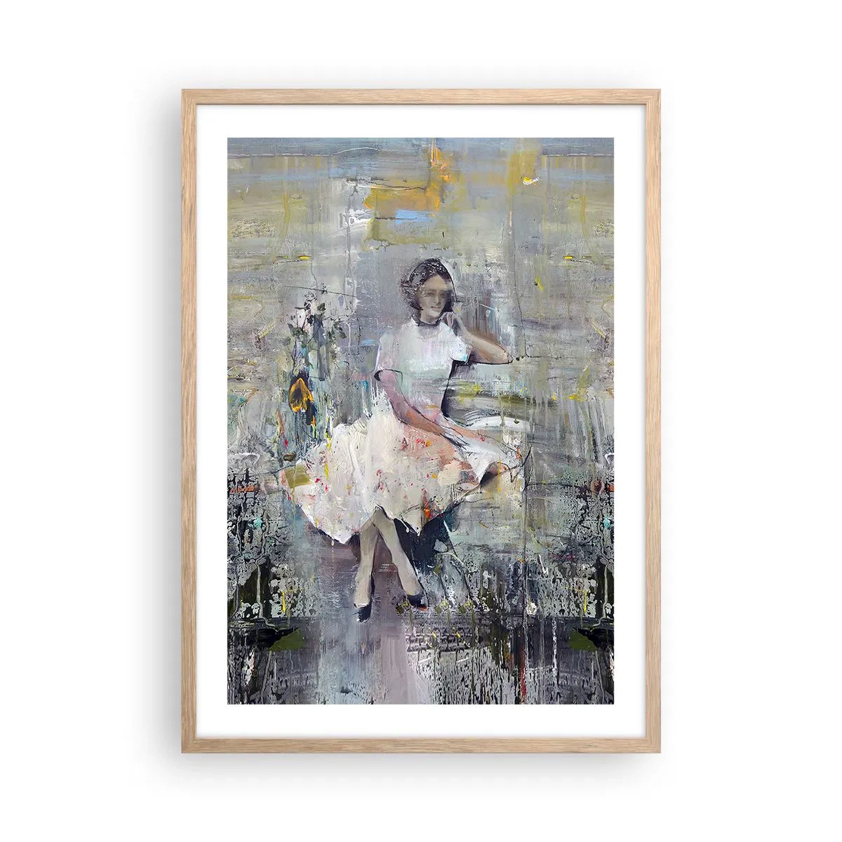 Affiche dans un chêne clair - Poster - Classique et moderne - 50x70 cm