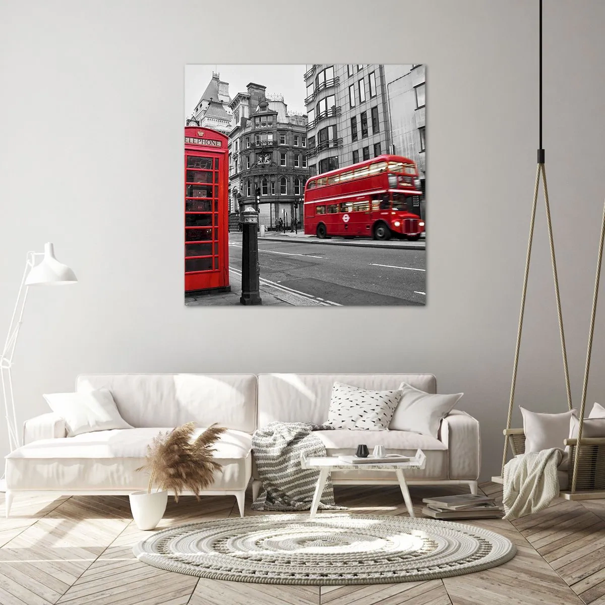 Impression sur toile - Image sur toile - Le plus rouge d'Europe - 60x60 cm