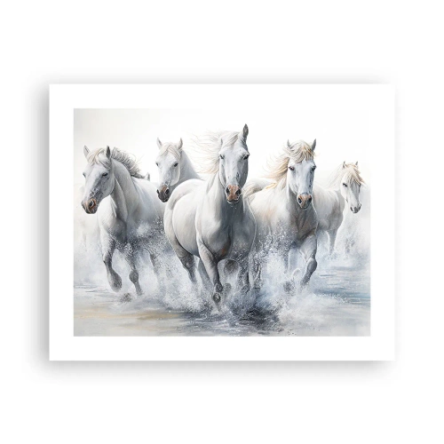 Affiche - Poster - Magie blanche - 50x40 cm