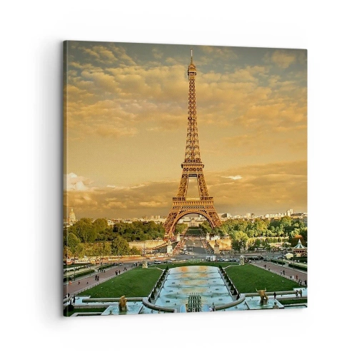 Impression sur toile - Image sur toile - La reine de Paris - 60x60 cm