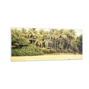 Impression sur verre - Image sur verre - Peut-être ici? - 100x40 cm