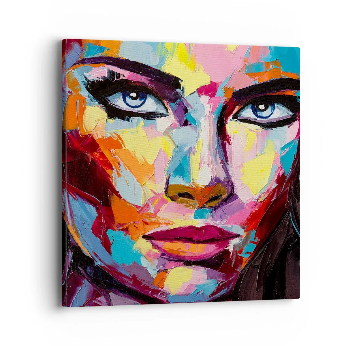 Impression sur toile - Image sur toile - L'âme aussi est colorée - 40x40 cm