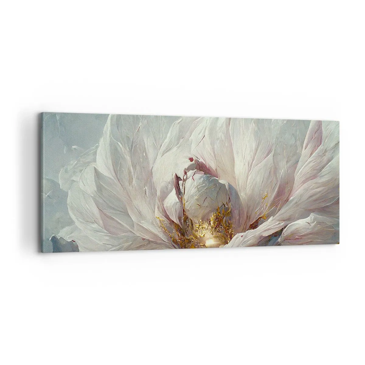 Impression sur toile - Image sur toile - Il fleurit une fois tous les cent ans - 100x40 cm