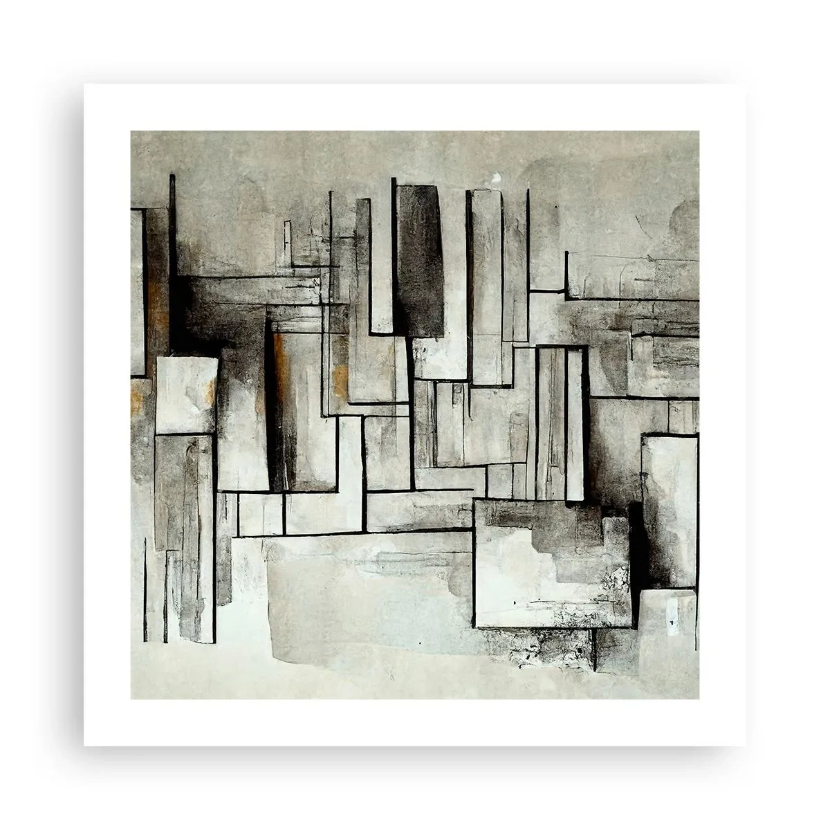 Affiche - Poster - Le pouvoir de la simplicité - 50x50 cm