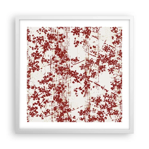 Affiche dans un cadre blanc - Poster - Comme un calicot ancien - 50x50 cm