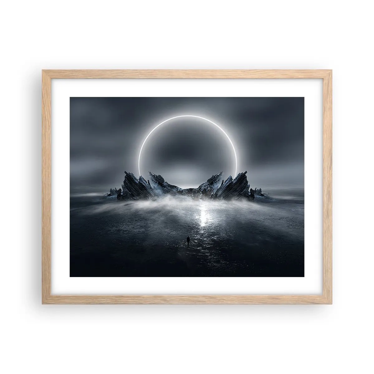 Affiche dans un chêne clair - Poster - La fin de l'histoire - 50x40 cm