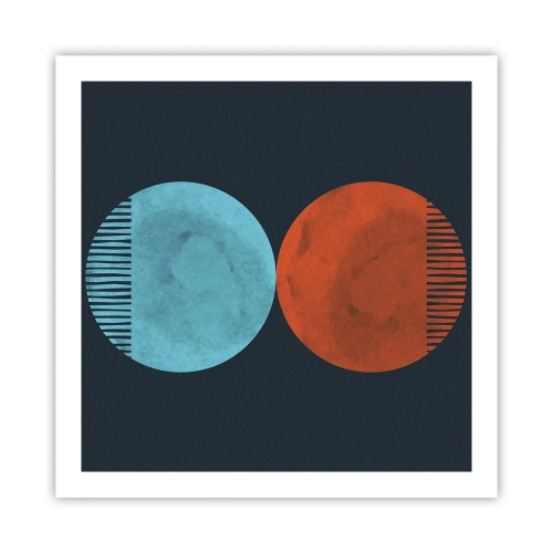 Affiche - Poster - Seulement la géométrie ? - 60x60 cm