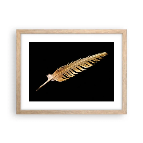 Affiche dans un chêne clair - Poster - Sans porte-plume - 40x30 cm