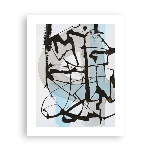 Affiche - Poster - Bleu malgré tout - 40x50 cm