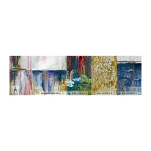 Échantillon de Papier Peint Premium Sand - Impressions et associations colorées - Abstraction, Morceau, Peinture - 100x30 cm