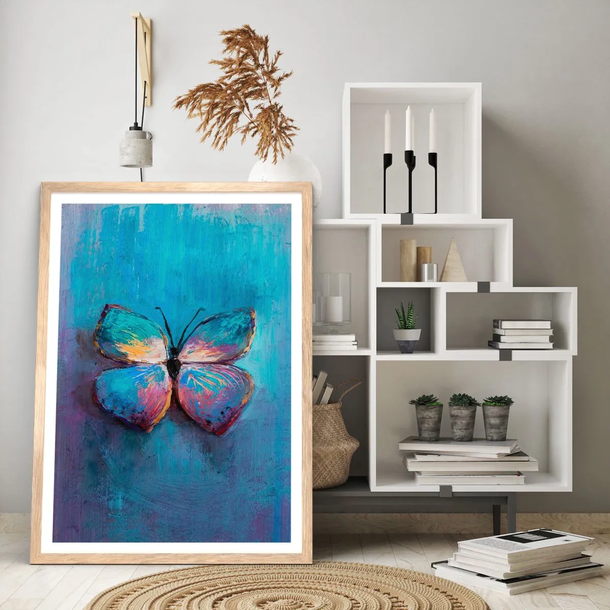 Affiche dans un chêne clair - Poster - Dans toute sa splendeur - 61x91 cm