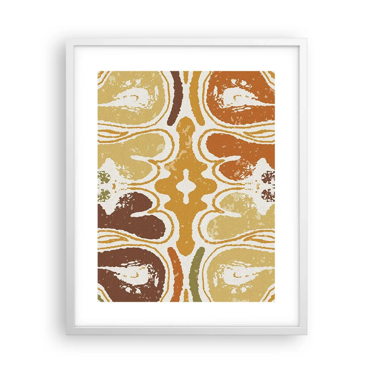 Affiche dans un cadre blanc - Poster - Abstraction sentimentale - 40x50 cm