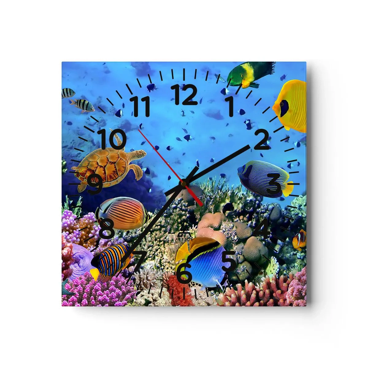 Horloge murale - Pendule murale - Et que sait-on de la vie… - 40x40 cm