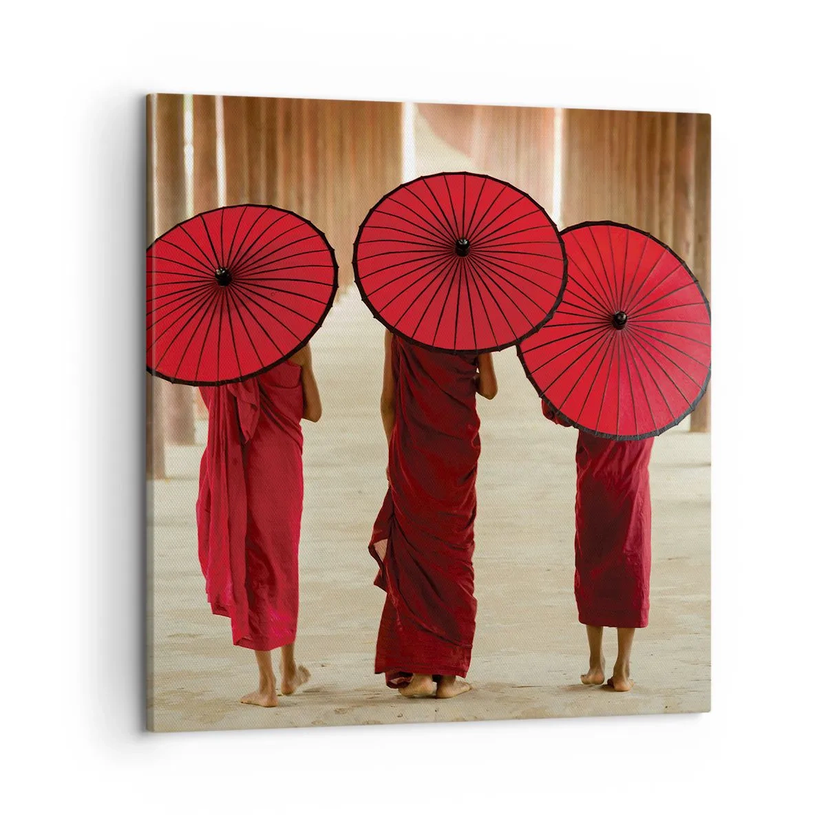 Impression sur toile - Image sur toile - Sur la route du pays pure - 50x50 cm