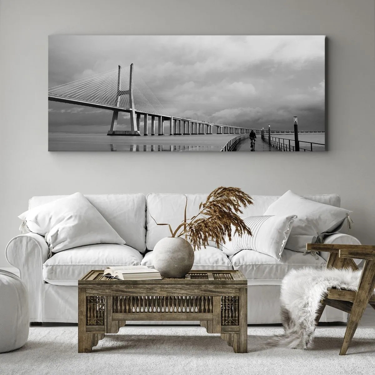 Impression sur toile - Image sur toile - A tous ceux qui lui sont important - 100x40 cm