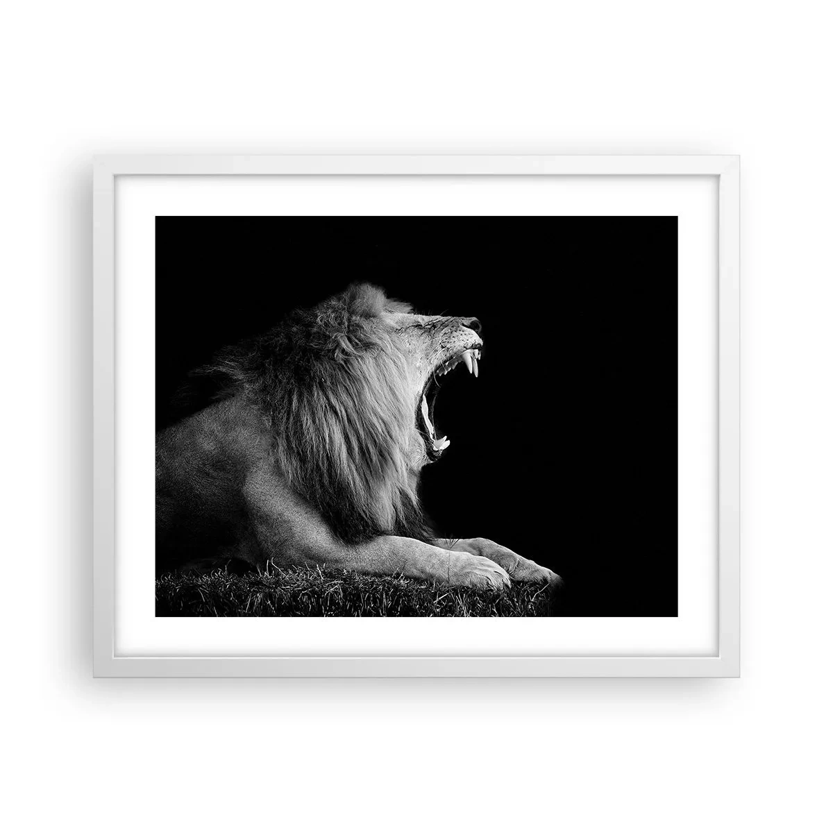 Affiche dans un cadre blanc - Poster - Sans aucun doute - 50x40 cm