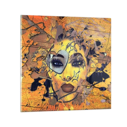 Impression sur verre - Image sur verre - Beauté ensoleillée - 30x30 cm