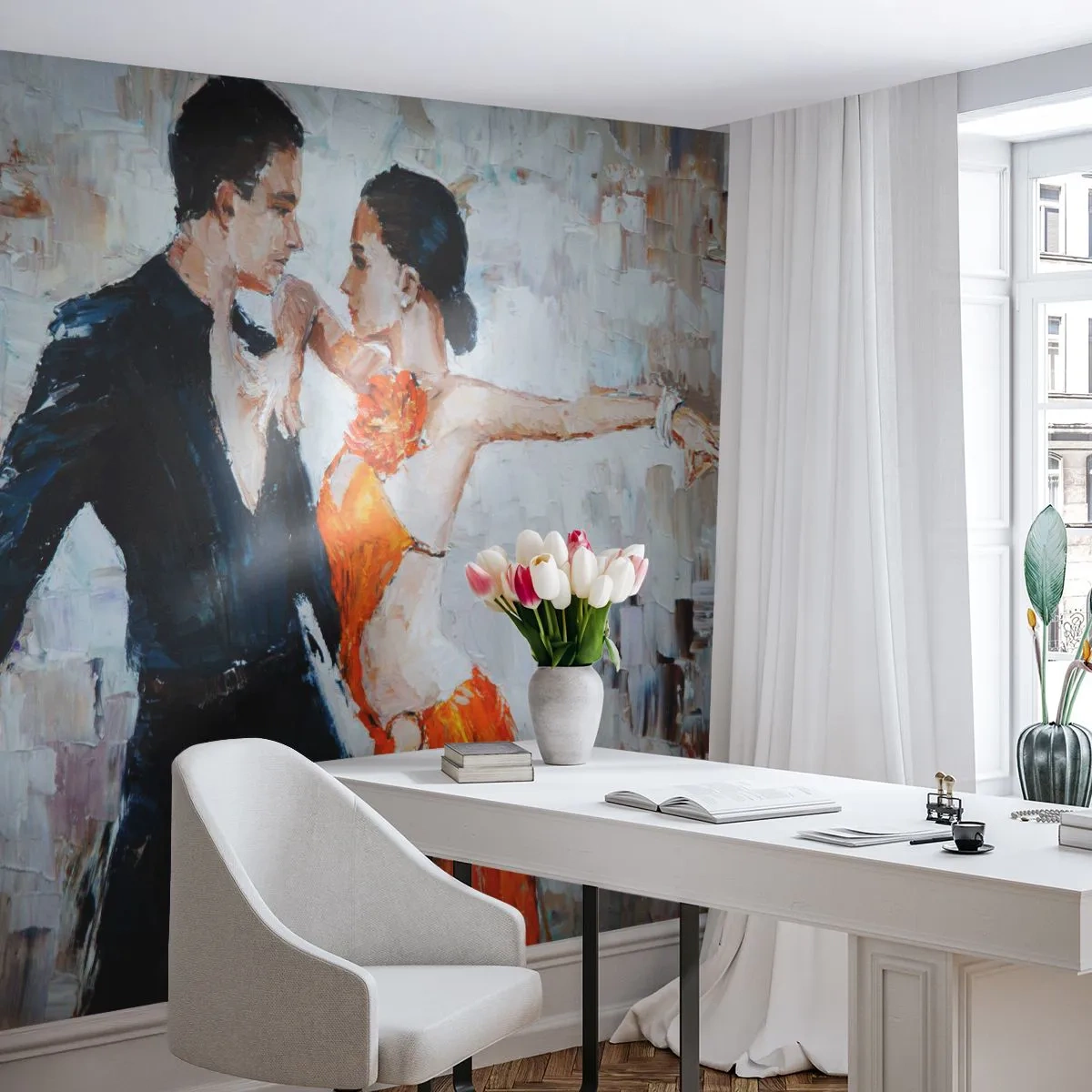 Papier Peint Photo Standard Eco - Dirty dancing - Abstraction, Danse, Tango - 400x280 cm