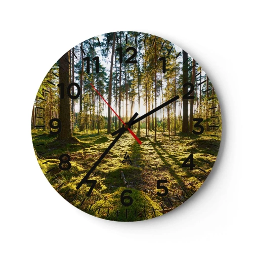 Horloge murale - Pendule murale - … Derrière les sept forêts - 30x30 cm
