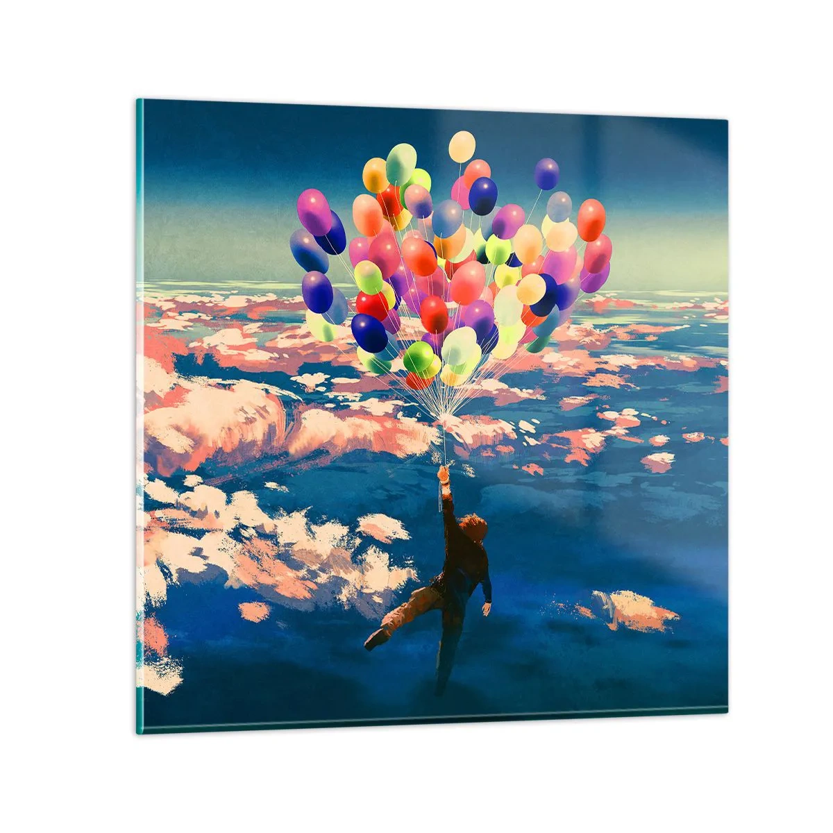 Impression sur verre - Image sur verre - Un rêve d'enfant devenu réalité - 30x30 cm