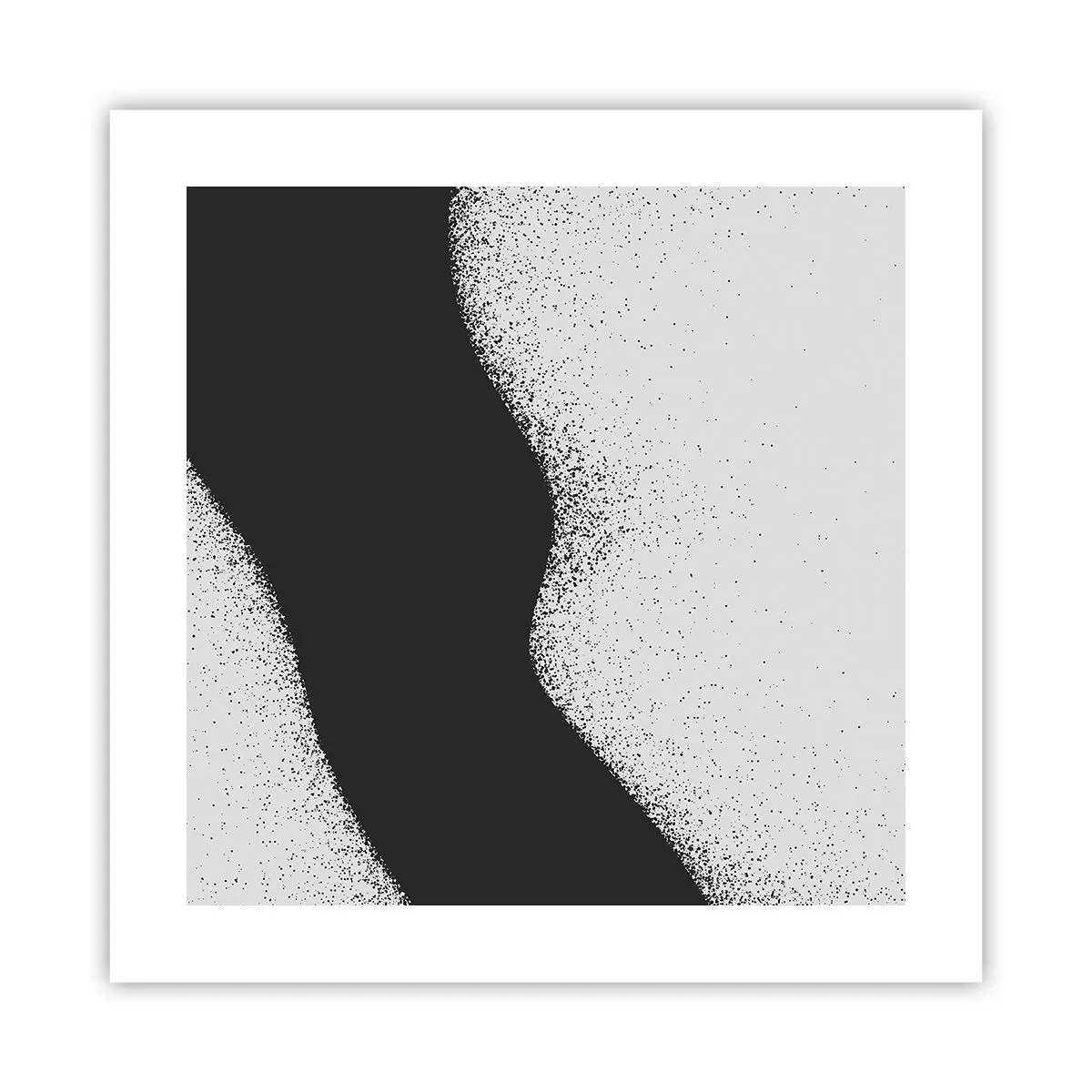 Affiche - Poster - Équilibre fluide - 40x40 cm