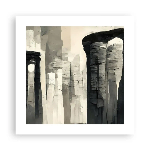 Affiche - Poster - La majesté de l'Antiquité - 40x40 cm