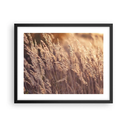 Affiche dans un cadre noir - Poster - Prêt à accueillir l'automne - 50x40 cm