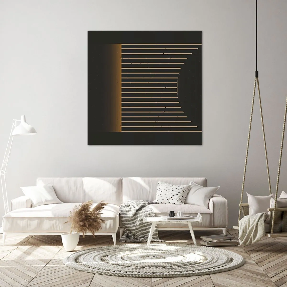 Impression sur toile - Image sur toile - Explorez les ténèbres - 50x50 cm