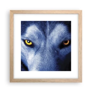 Affiche dans un chêne clair - Poster - Regars hypnotique - 30x30 cm