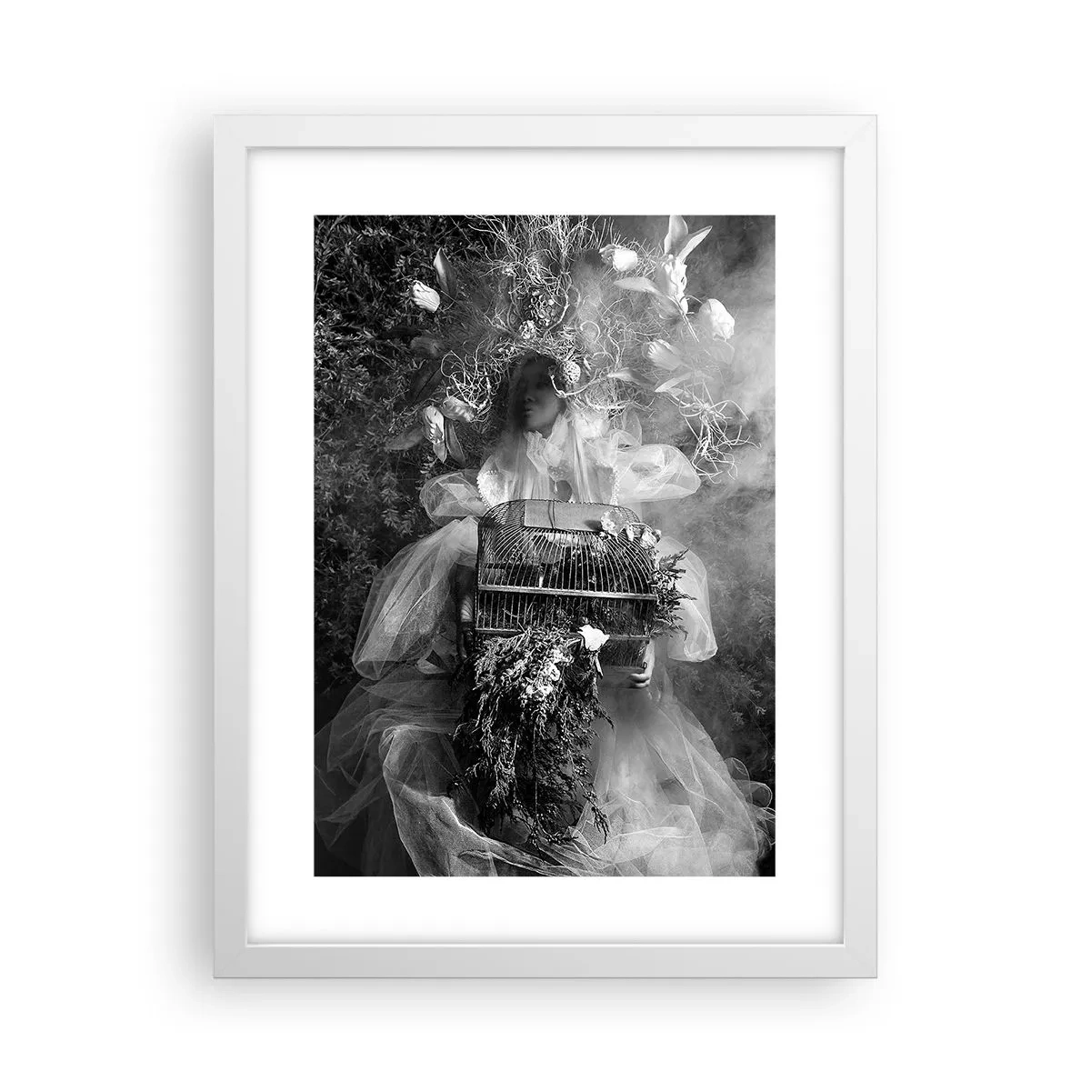 Affiche dans un cadre blanc - Poster - Tout simplement Mère Nature - 30x40 cm