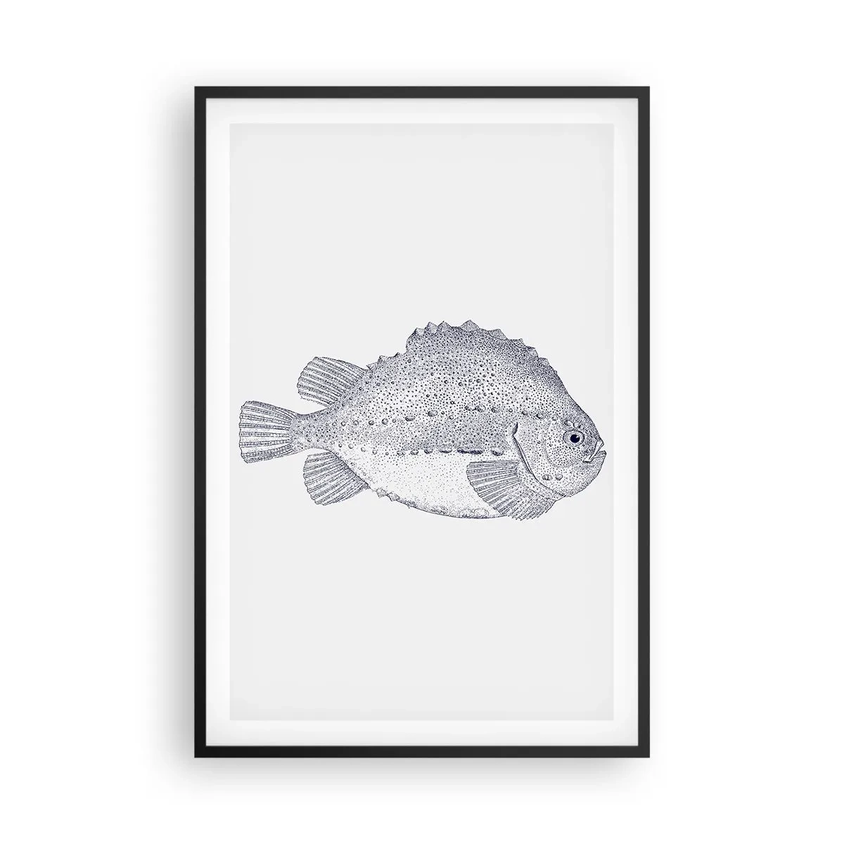 Affiche dans un cadre noir - Poster - Pour l'album du naturaliste - 61x91 cm