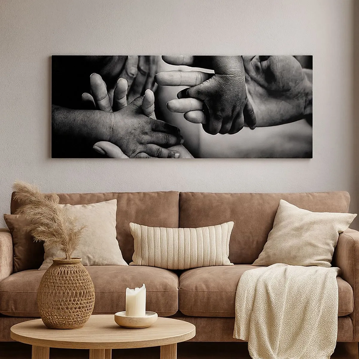 Impression sur toile - Image sur toile - Être humain - 100x40 cm