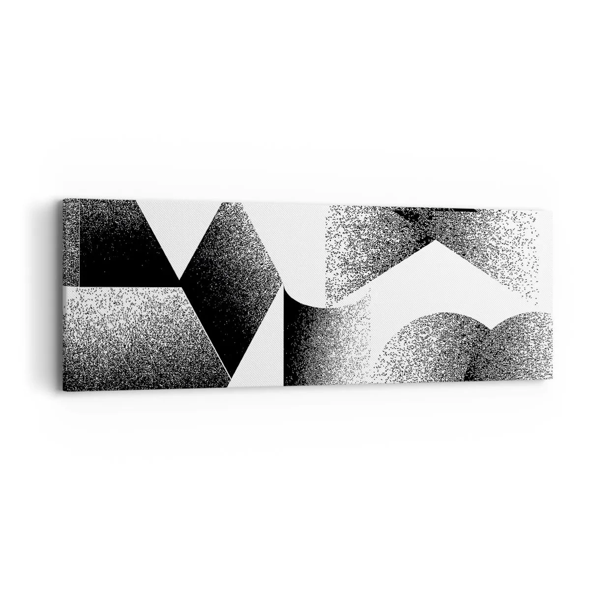 Impression sur toile - Image sur toile - Angles et ovales - 90x30 cm