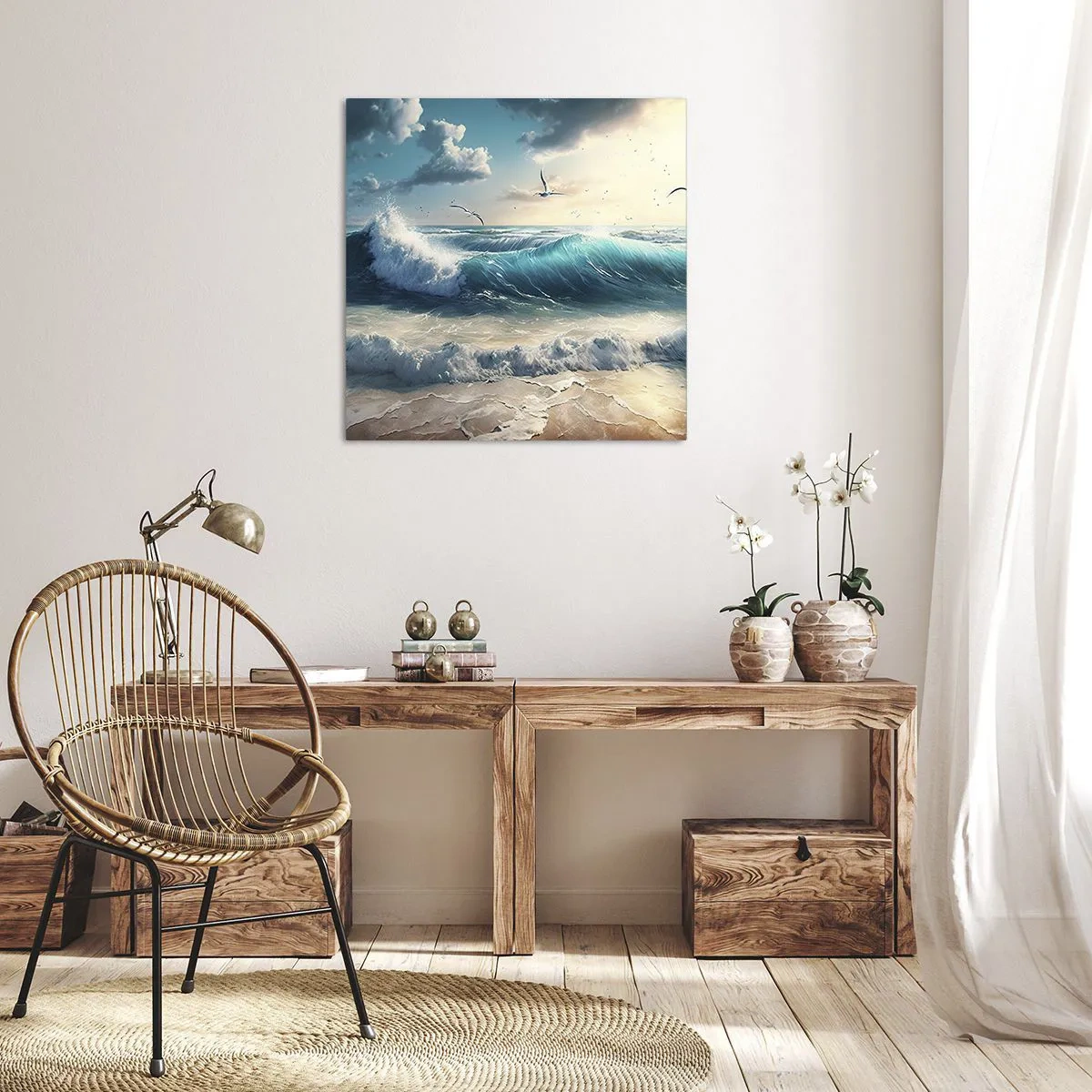 Impression sur toile - Image sur toile - Ça bourdonne seulement pour toi - 70x70 cm