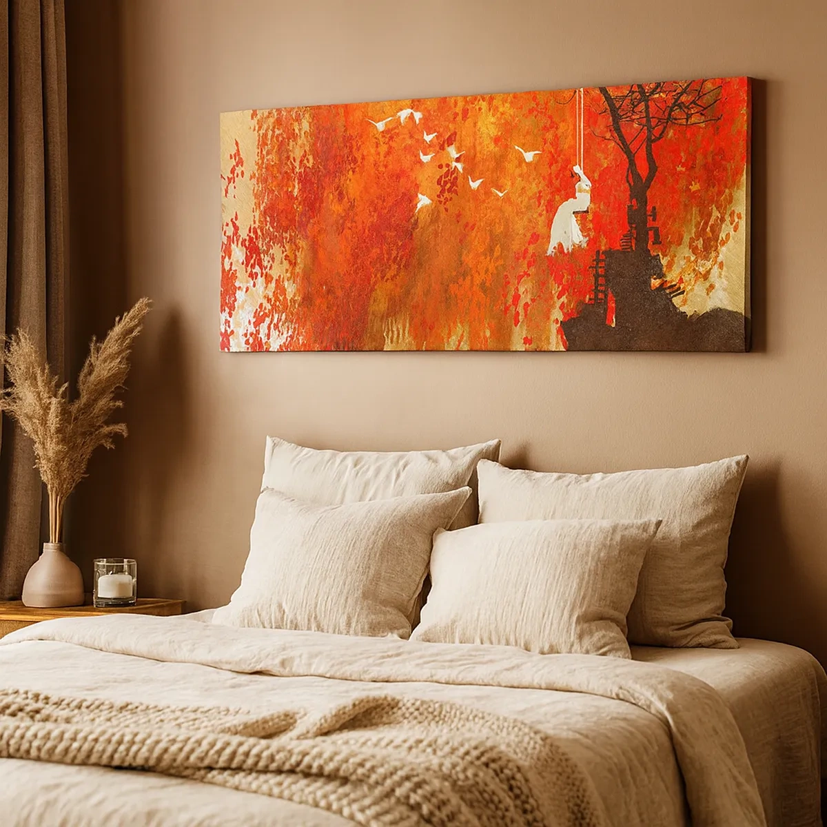 Impression sur toile - Image sur toile - S'envolera-t-il avec eux ? - 30x30 cm