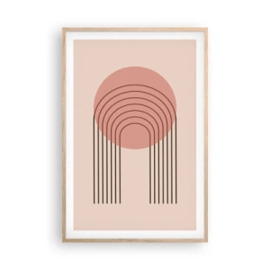 Affiche dans un chêne clair - Poster - Attraction irrésistible - 61x91 cm