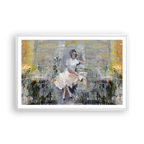 Affiche dans un cadre blanc - Poster - Classique et moderne - 91x61 cm